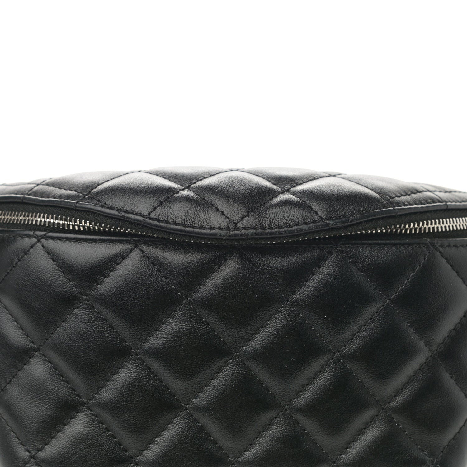 Chanel Lambskin Quilted Waist Belt Bag Black 9 of 11