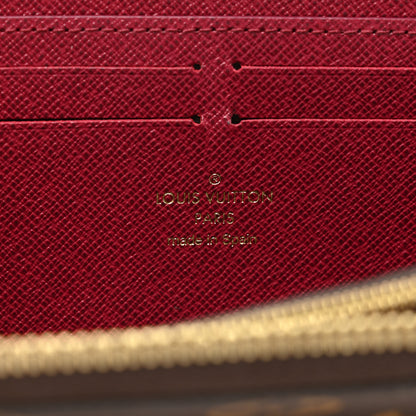 Louis Vuitton Monogram Clemence Wallet Fuchsia 6 of 6