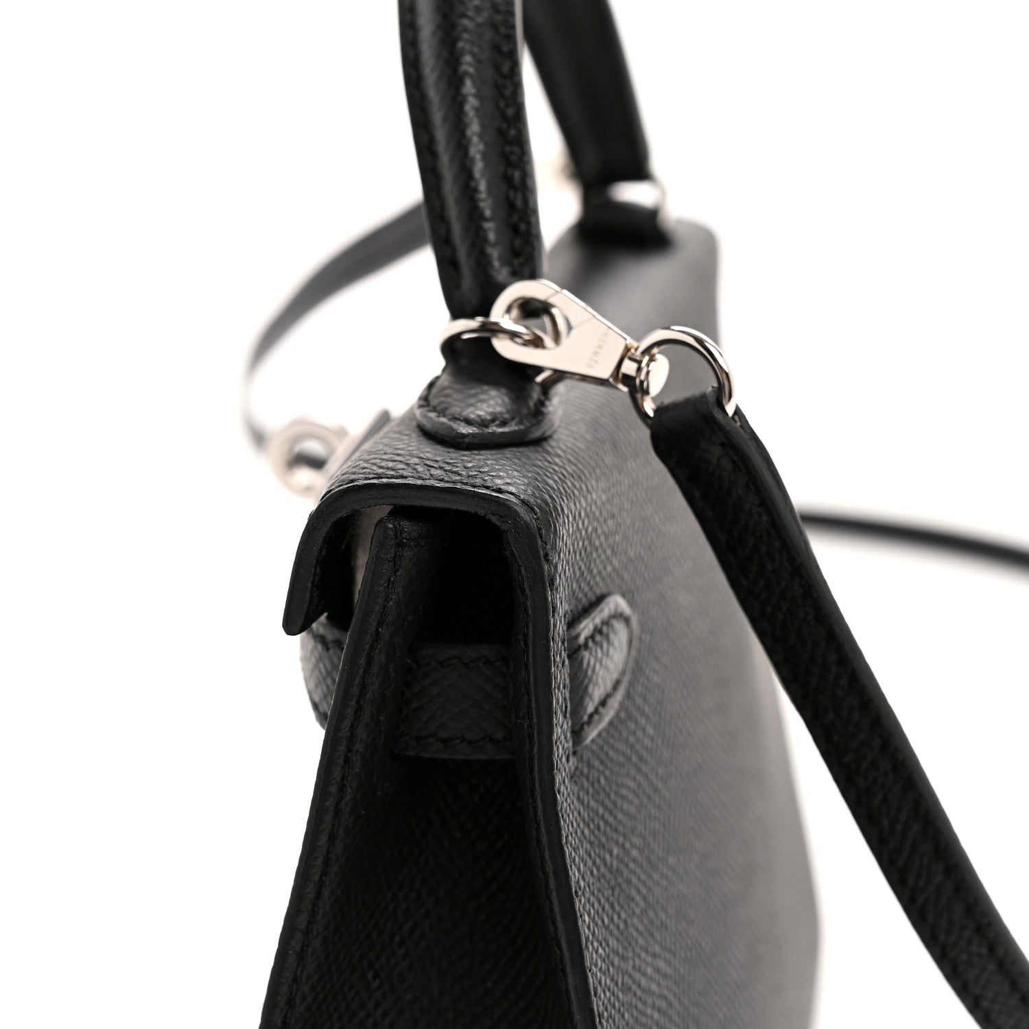 Hermes Epsom Mini Kelly Sellier 20 Black 12 of 13