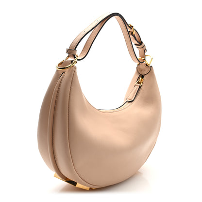 Fendi Vitello Grace Matte Small Fendigraphy Hobo Bag Light Rose 3 of 10