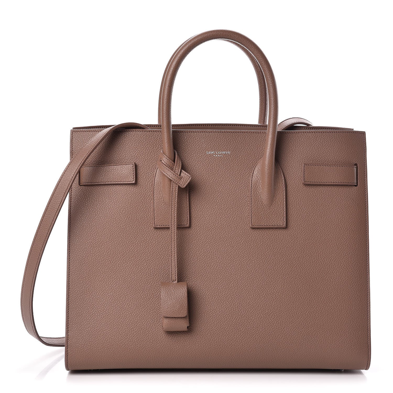 Saint Laurent Grained Calfskin Small Sac De Jour Old Rose 1 of 11