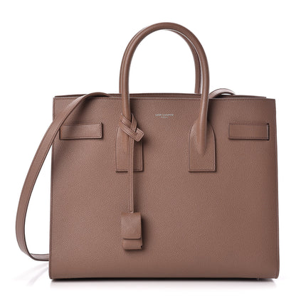 Saint Laurent Grained Calfskin Small Sac De Jour Old Rose 1 of 11