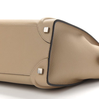 Celine Drummed Calfskin Micro Luggage Dune 8 of 8