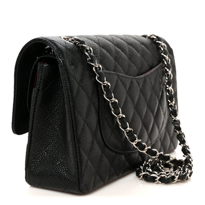 Chanel Caviar Quilted Medium Double Flap Black 3 of 11
