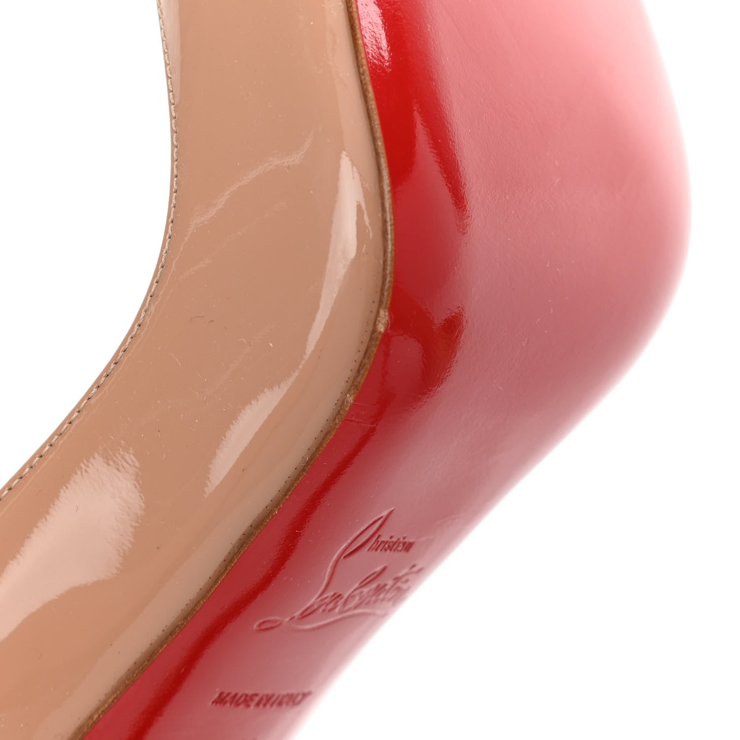 Christian Louboutin Patent So Kate 120 Pumps 40.5 Nude 9 of 10