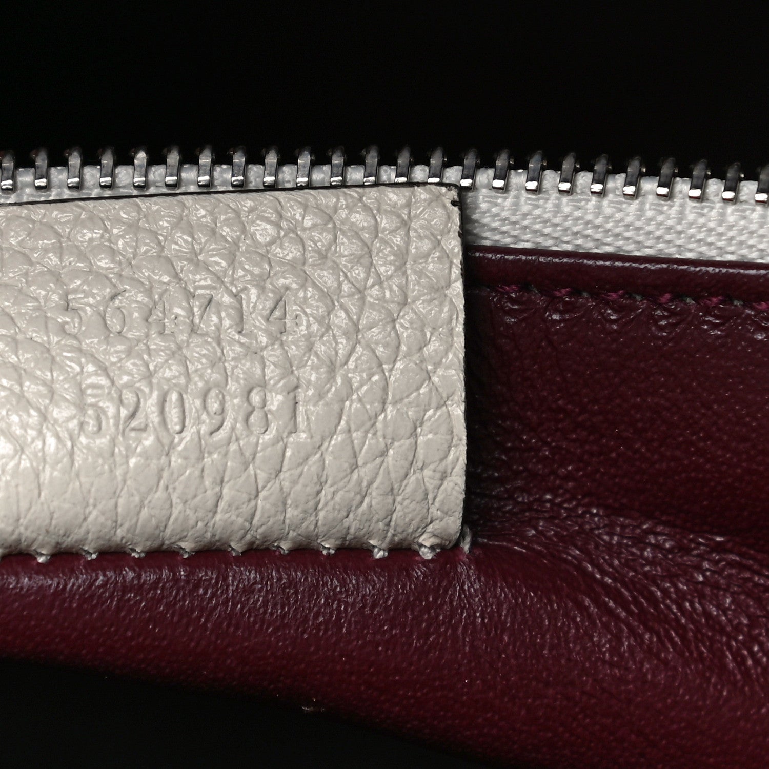 Gucci Grainy Calfskin Medium Zumi Top Handle Bag Mystic White 7 of 12