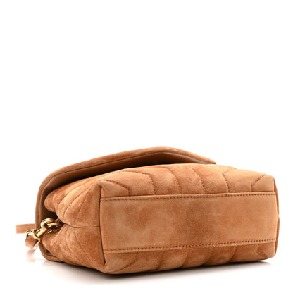 Saint Laurent Suede Toy Loulou Shoulder Bag Cinnamon 4 of 11