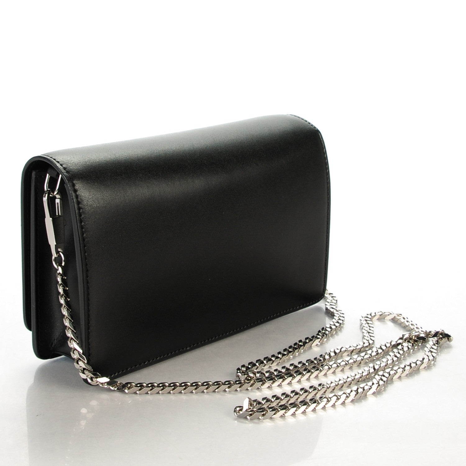 Givenchy Calfskin Star Pandora Chain Wallet Black 3 of 8