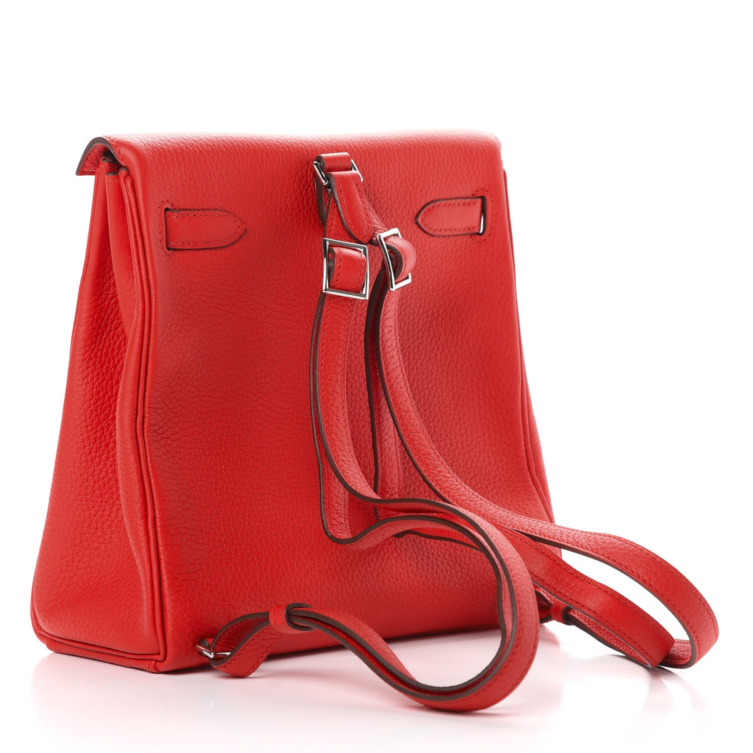Hermes Taurillon Clemence Kelly Ado Backpack Rouge De Coeur 2 of 11