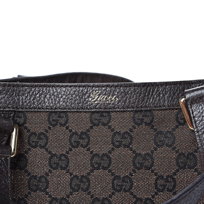 Gucci Monogram Medium Abbey Convertible Tote Dark Brown 11 of 13