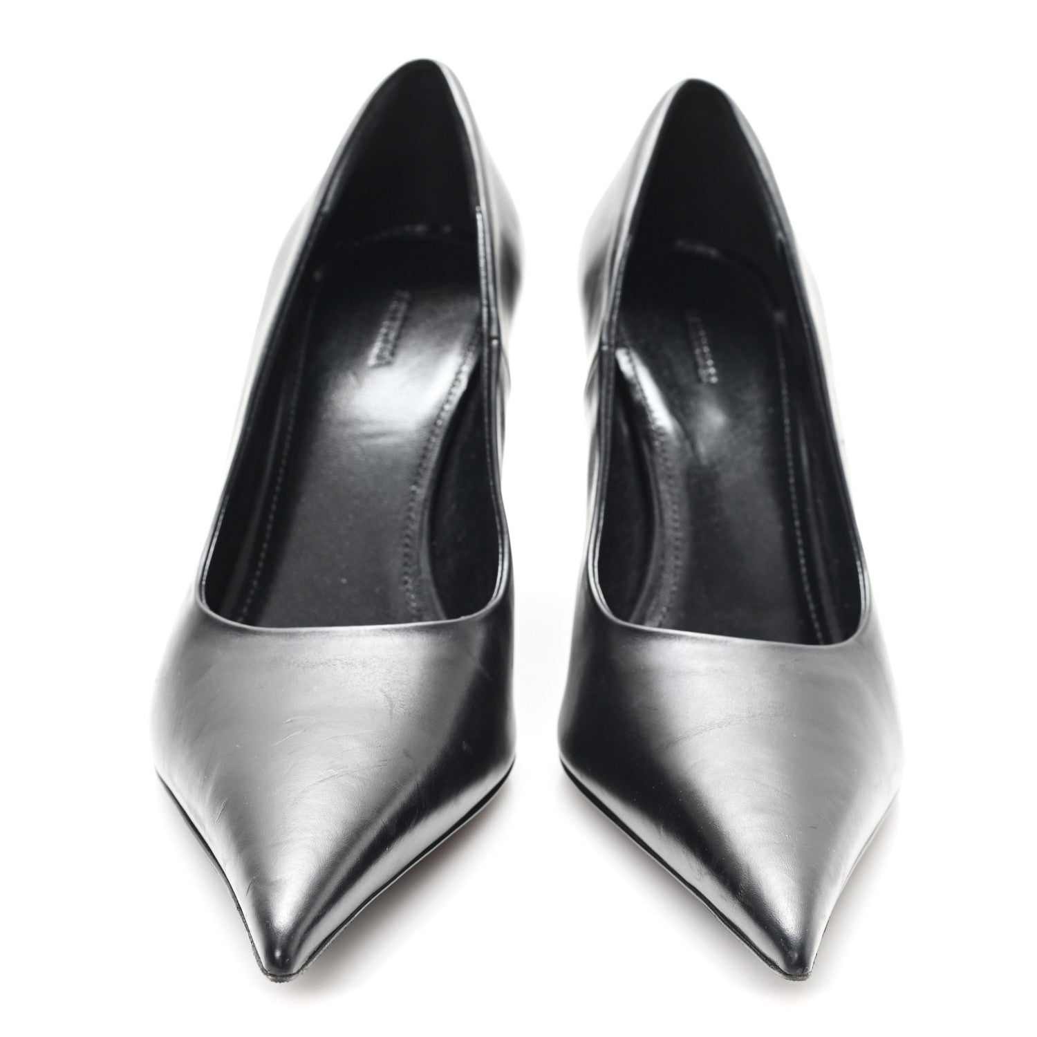 Balenciaga Calfskin Blade Knife Pumps 37 Black 3 of 10