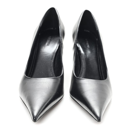 Balenciaga Calfskin Blade Knife Pumps 37 Black 3 of 10