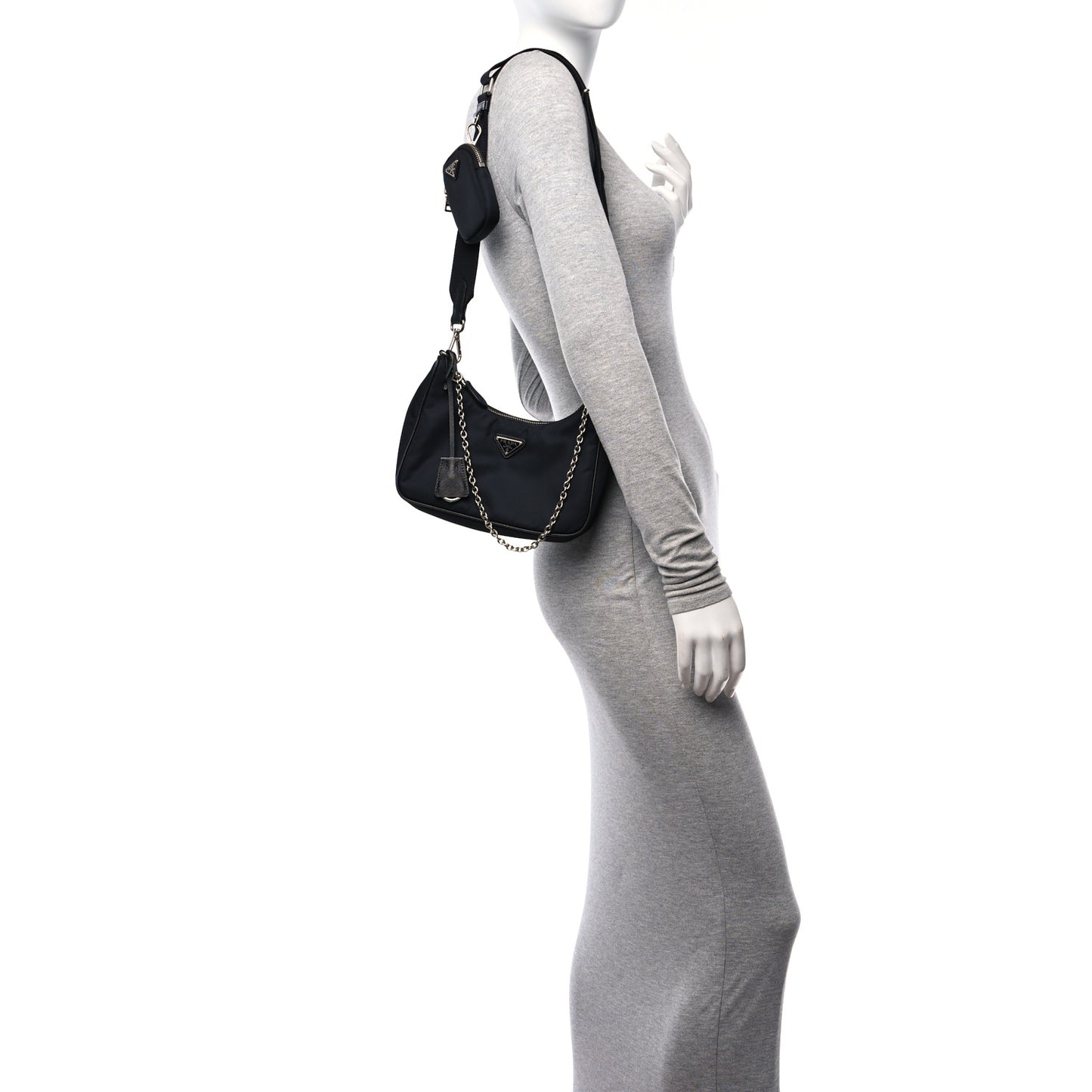 Nylon Re-Edition 2005 Shoulder Bag Black
