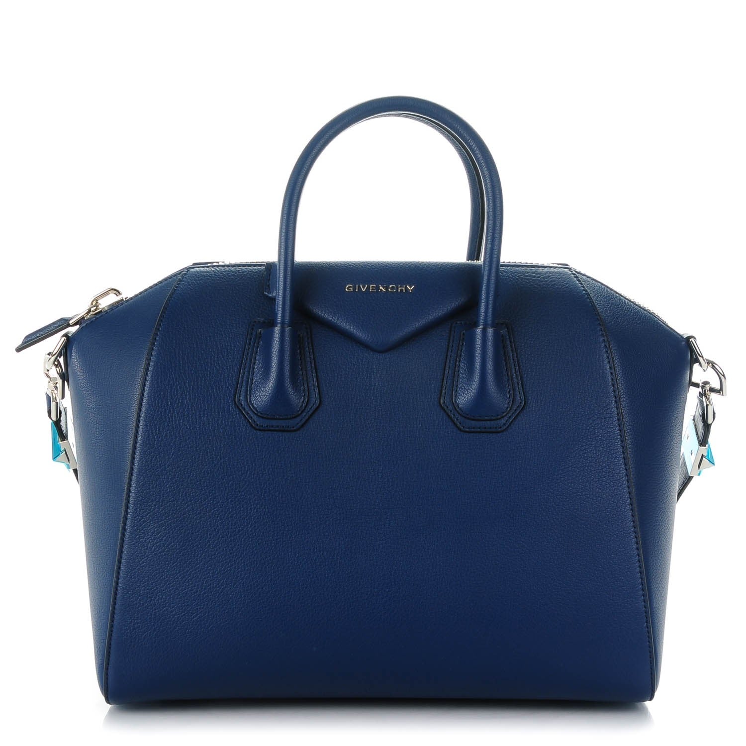 Givenchy Sugar Goatskin Medium Antigona Deep Blue 1 of 7