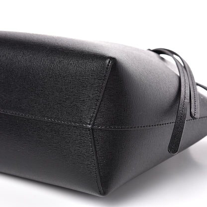 Mansur Gavriel Saffiano Mini Bucket Bag Black Flamma 8 of 11