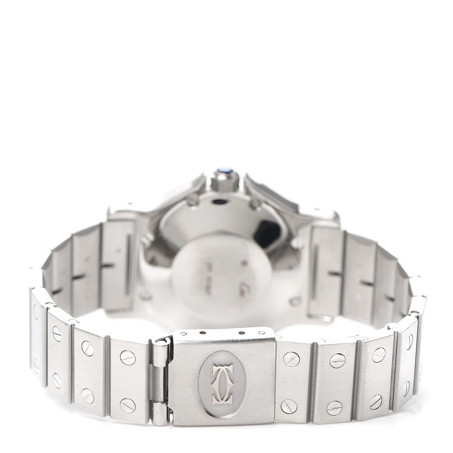 Cartier Stainless Steel 29mm Santos Octagon Automatic Watch 3 of 5