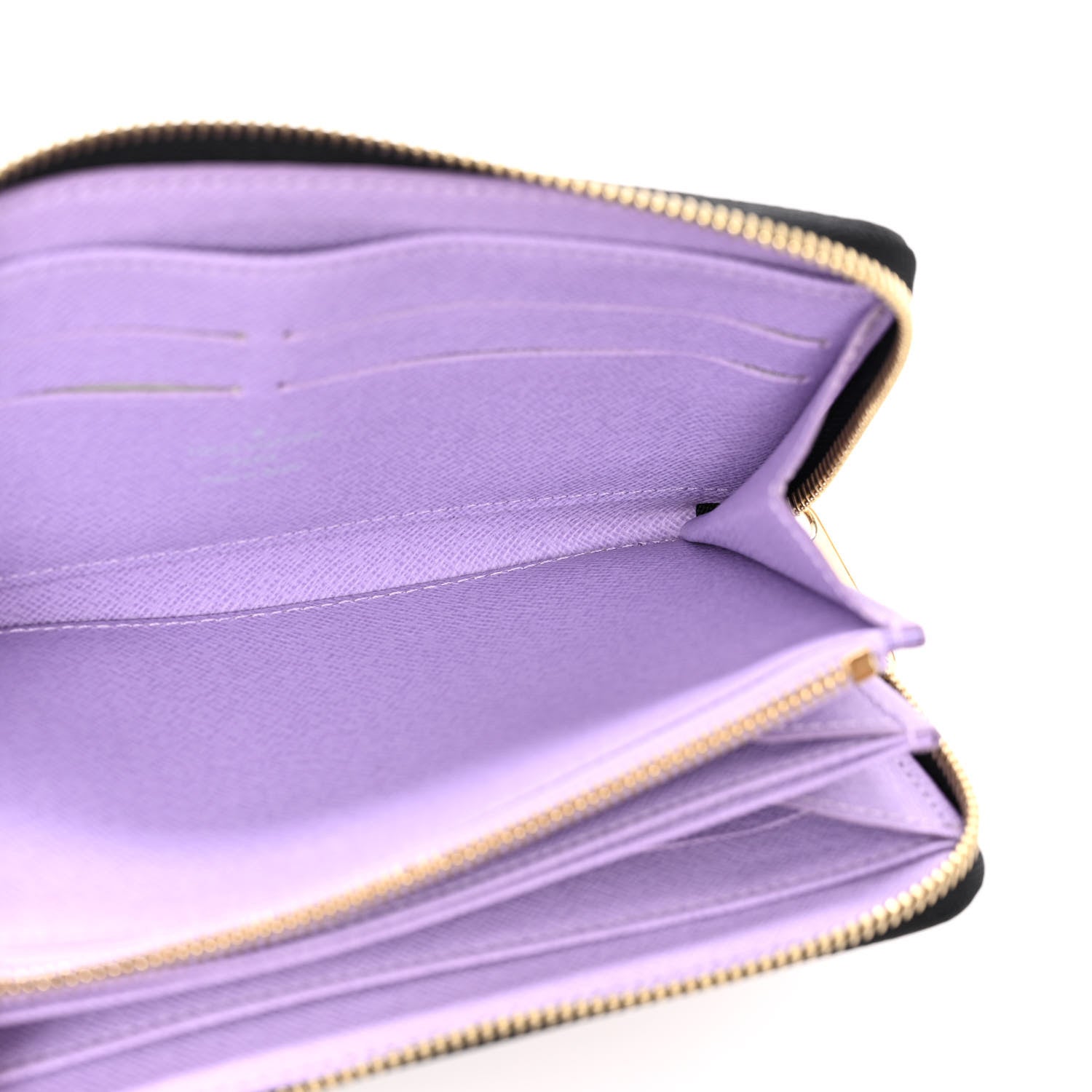 Louis Vuitton Monogram Multicolor Zippy Wallet Black Violet 5 of 9