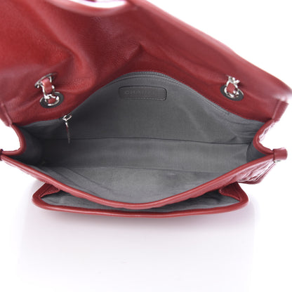 Chanel Caviar Quilted Large French Riviera Flap Red 4 of 9