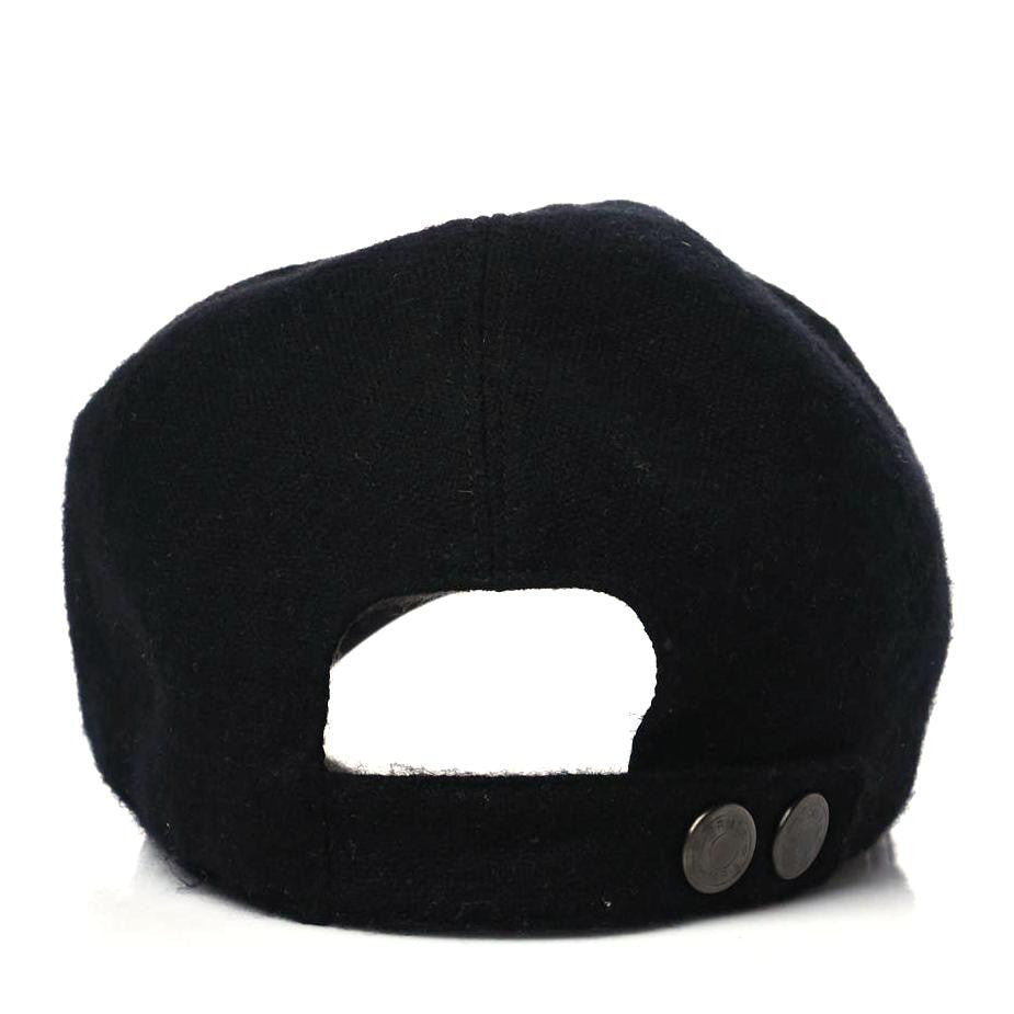 Hermes Cashmere Silk Cap 58 Black 5 of 7
