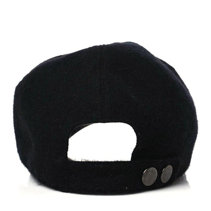 Hermes Cashmere Silk Cap 58 Black 5 of 7