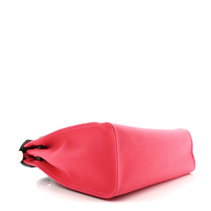 Hermes Toile Officer Vache Hunter Herbag Zip 31 PM Rose Extreme Kaki 5 of 12