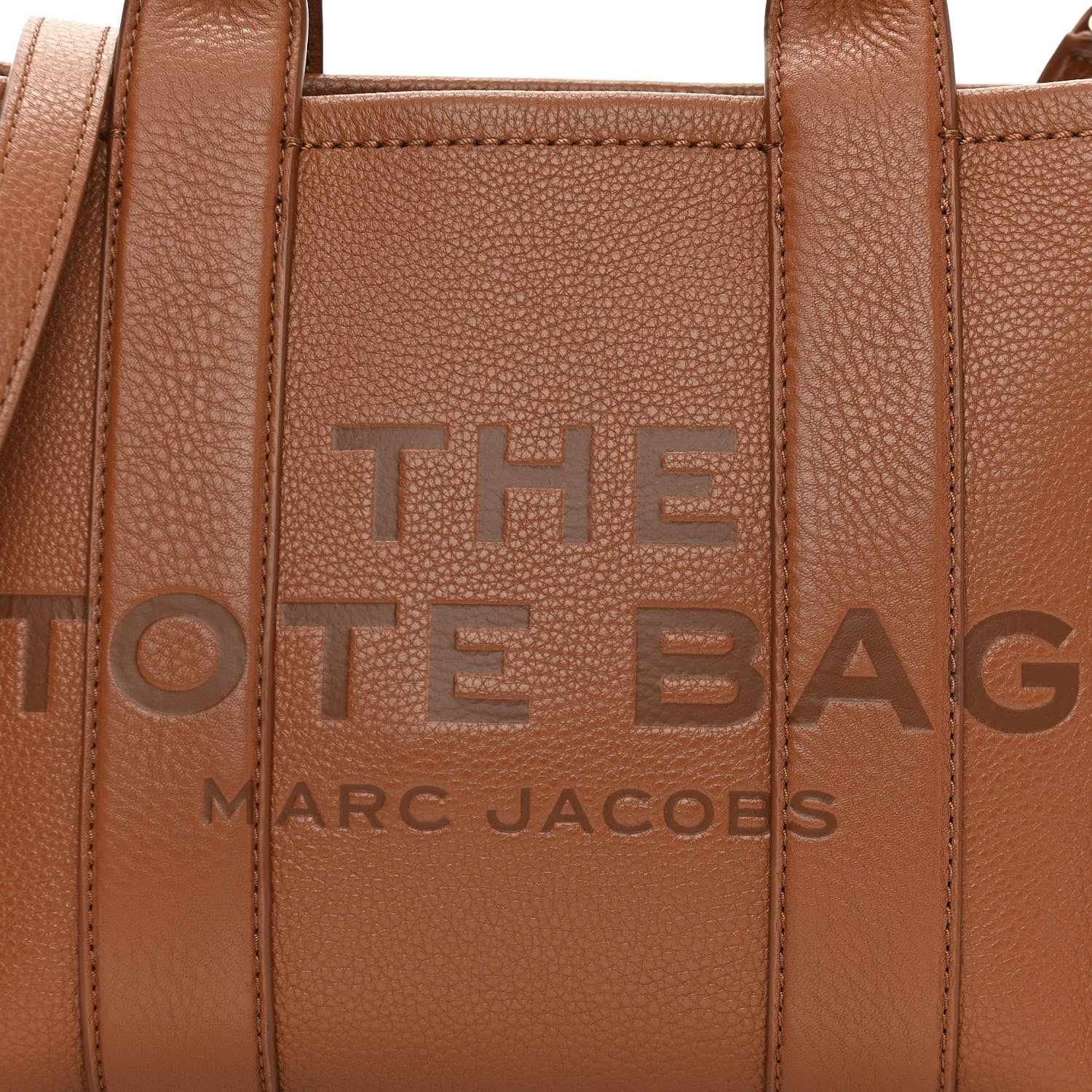 Marc Jacobs Grained Calfskin Small The Tote Bag Argan Oil 8 of 10