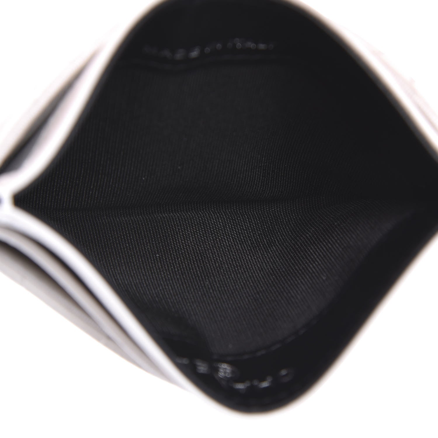 Chanel Caviar Quilted My Everything Card Holder White Black 5 of 9