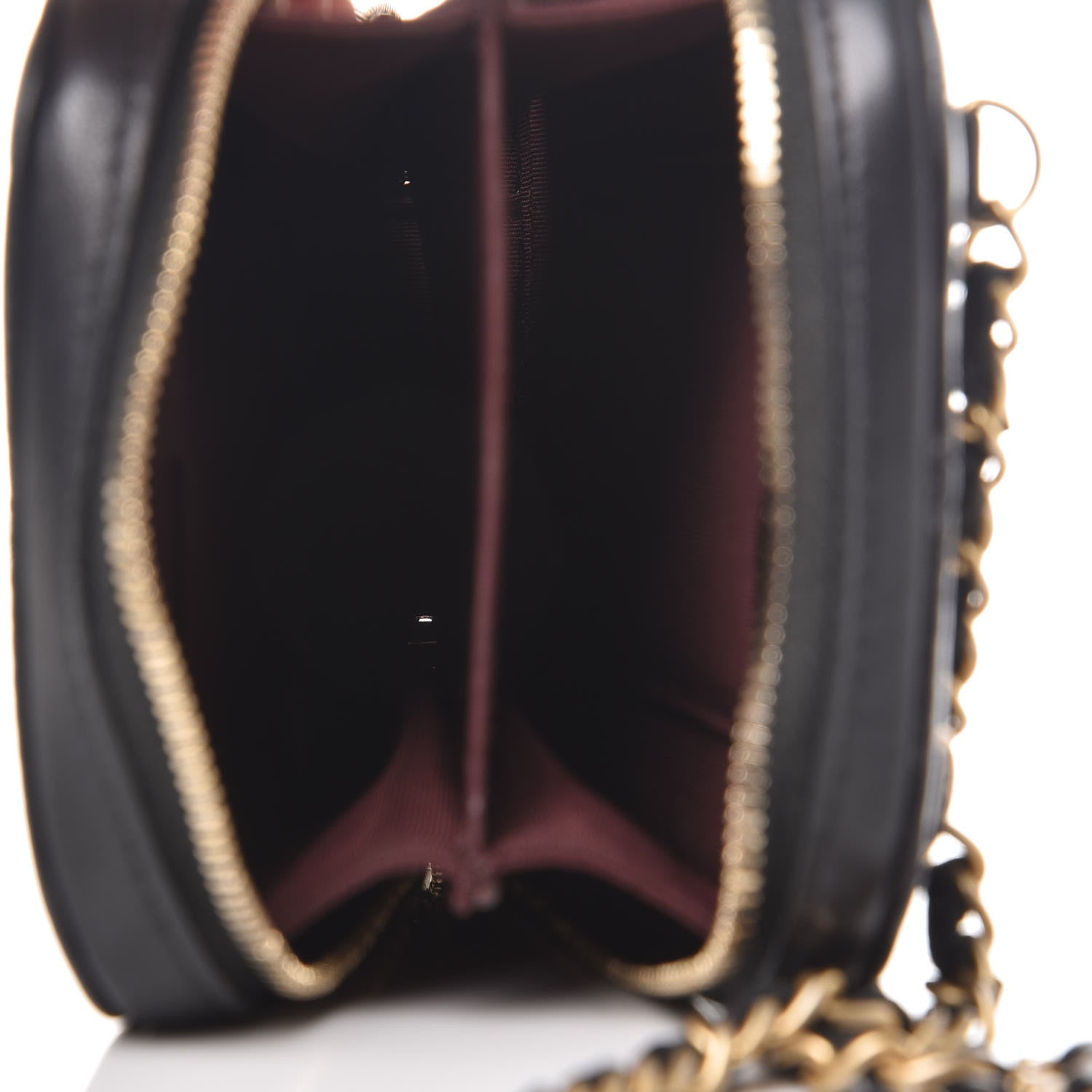 Chanel Lambskin Quilted Zip Phone Case Black 7 of 9