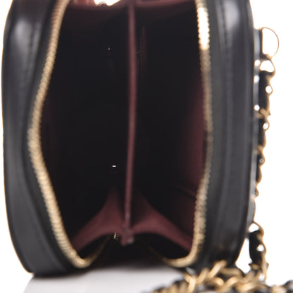 Chanel Lambskin Quilted Zip Phone Case Black 7 of 9
