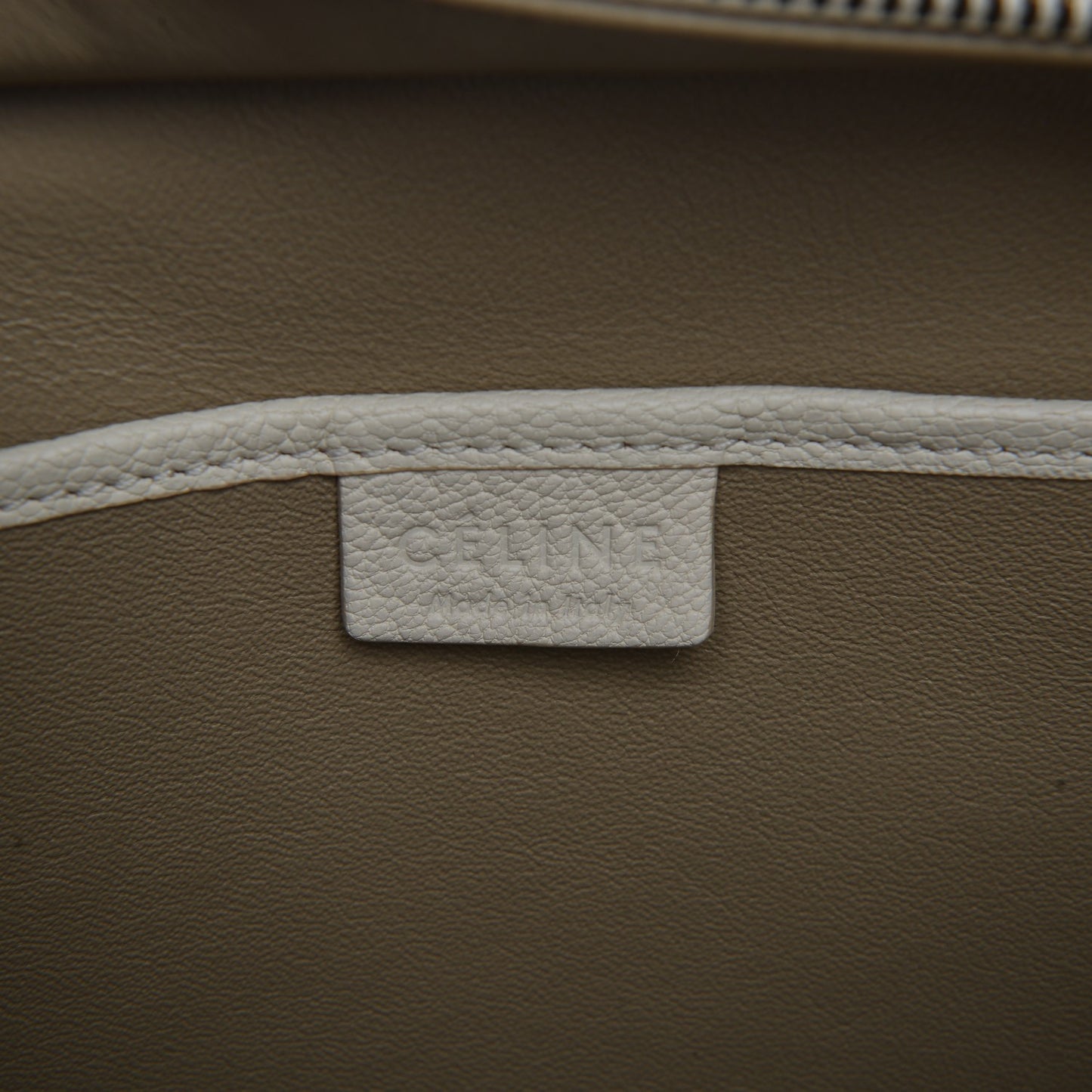 Goatskin Nano Luggage White