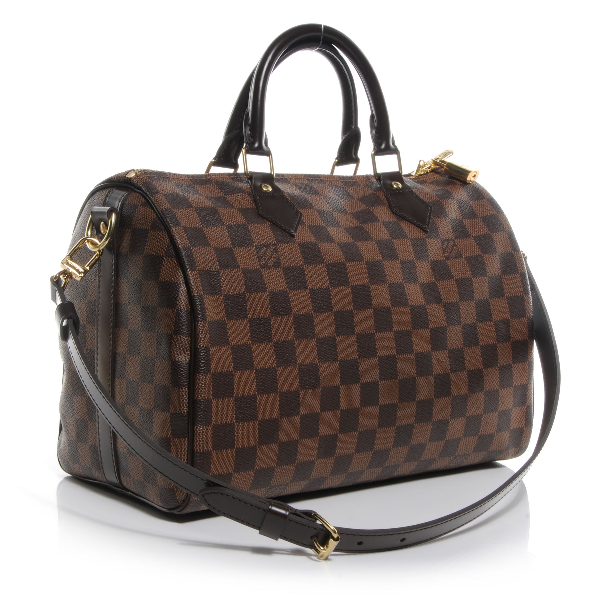 Louis Vuitton Damier Ebene Speedy Bandouliere 30 3 of 8