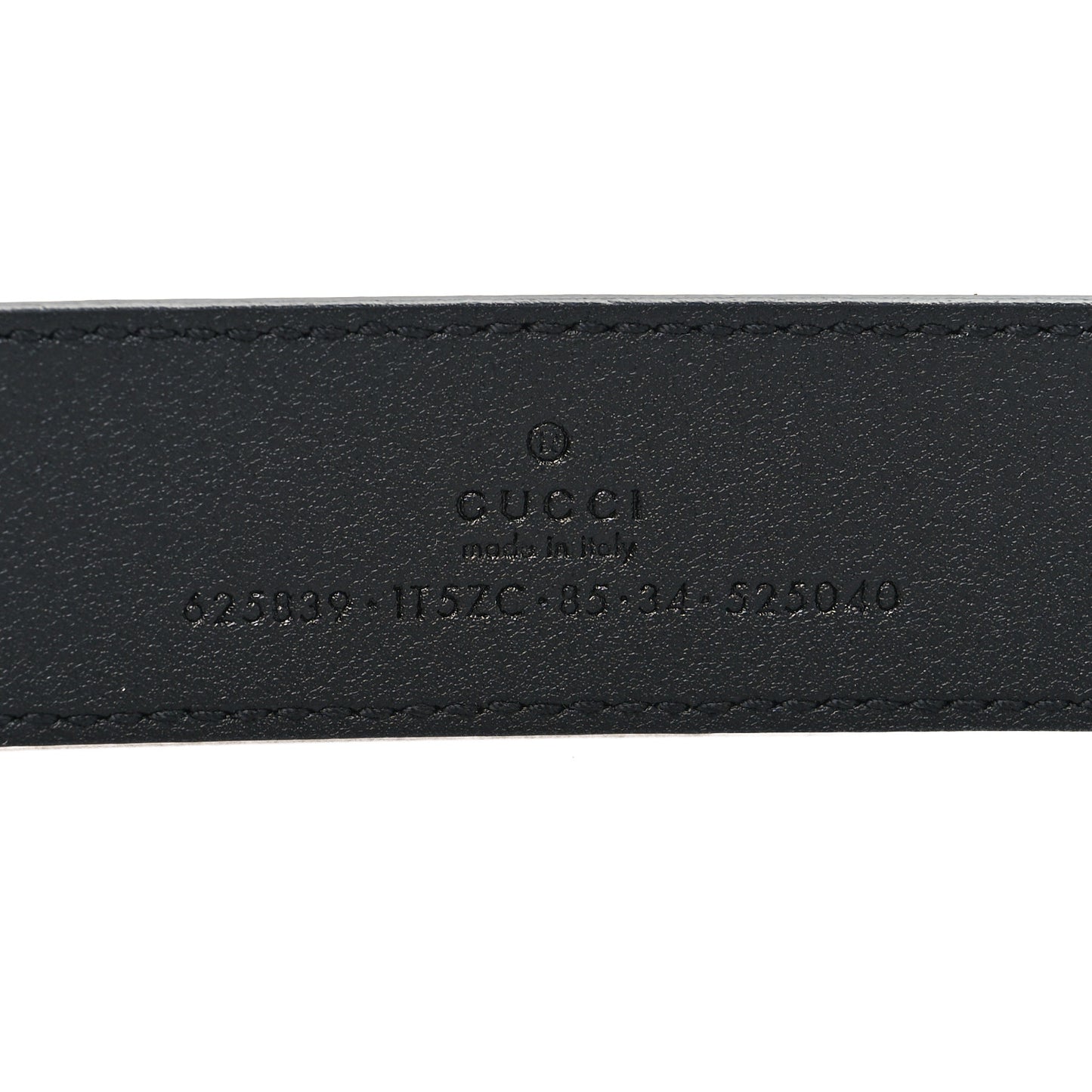 Textured Dollar Calfskin Berry Print Double G 30mm Belt 85 34 Black Light Copper
