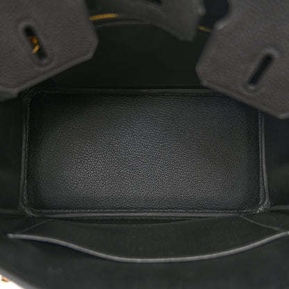 Hermes Togo Birkin 25 Black 5 of 11