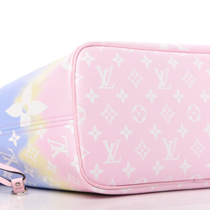 Louis Vuitton Monogram Escale Neverfull MM Pastel 6 of 9