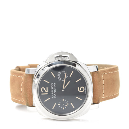 Panerai Stainless Steel Calfskin 44mm Luminor Marina Manual Winding Watch Black PAM00590 2 of 5