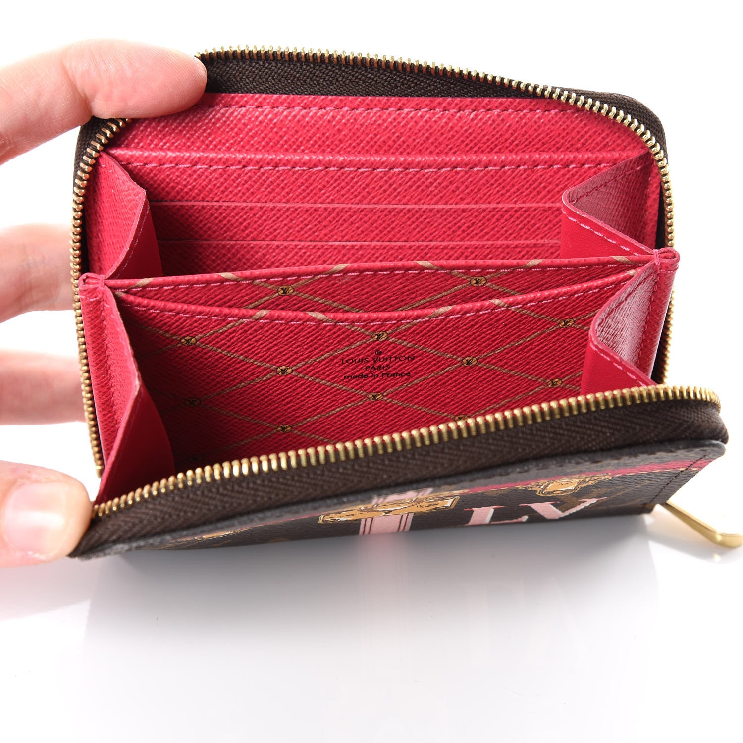 Louis Vuitton Monogram Summer Trunks Zippy Coin Purse 9 of 12