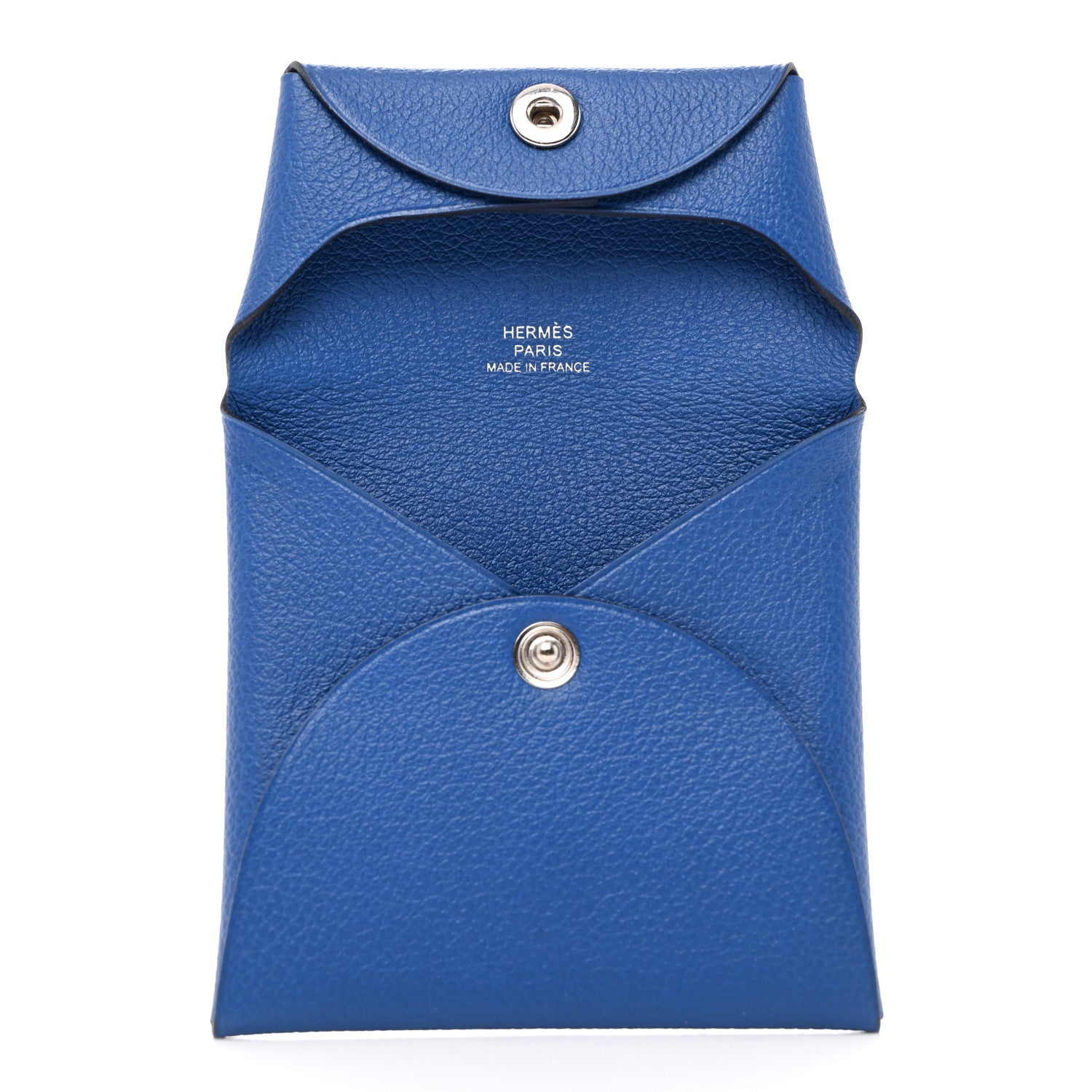 Hermes Evercolor Bastia Coin Purse Bleu France 5 of 7