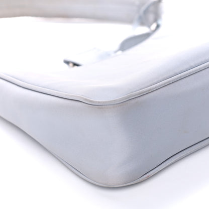 Prada Re-Nylon Saffiano Mini Re-Edition 2005 Bag Fiordaliso 9 of 16