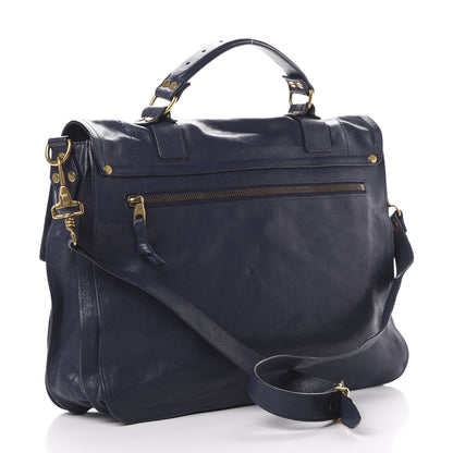 Proenza Schouler Lambskin Large PS1 Satchel Midnight 2 of 10