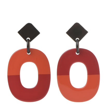 Hermes Buffalo Horn Isthme Earrings 1 of 5