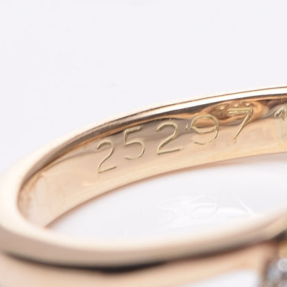 Cartier 18K Yellow Gold Diamond Heart Ring 48 4.5 6 of 6