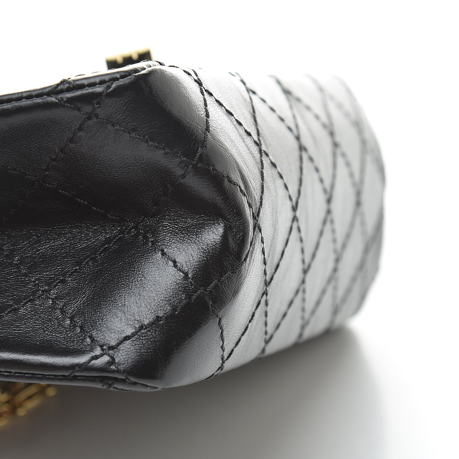 Chanel Aged Calfskin Quilted 2.55 Reissue Mini Flap Black 11 of 12