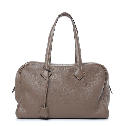 Hermes Taurillon Clemence Victoria II 35 Etoupe 1 of 11