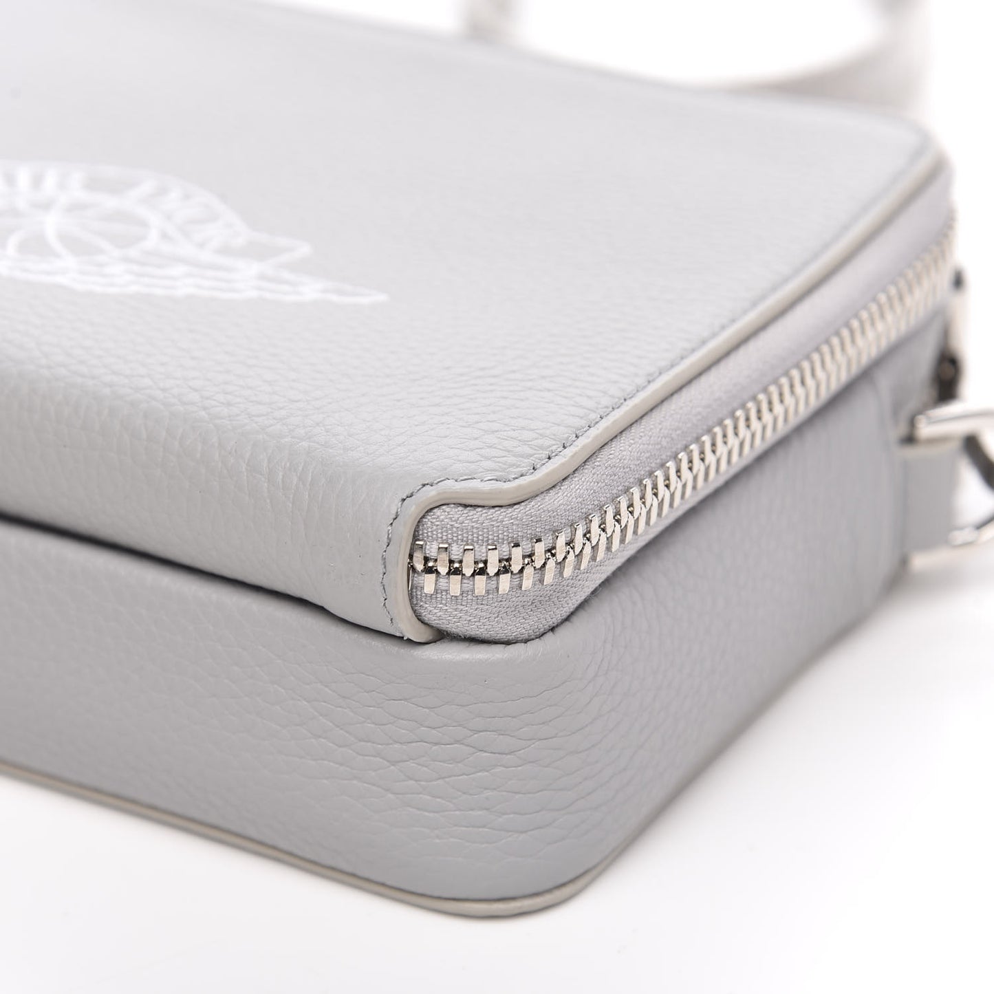 X AIR JORDAN Grained Calfskin Crossbody Grey