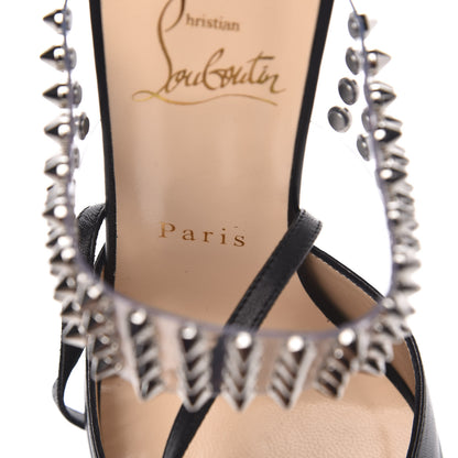 Christian Louboutin Nappa PVC Levitagirl 120 Sandals 39 Black 8 of 9
