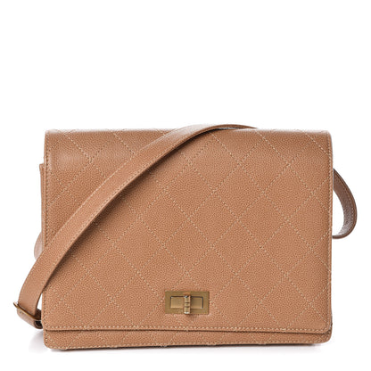 Chanel Calfskin Stitched Mademoiselle Flap Brown 1 of 11