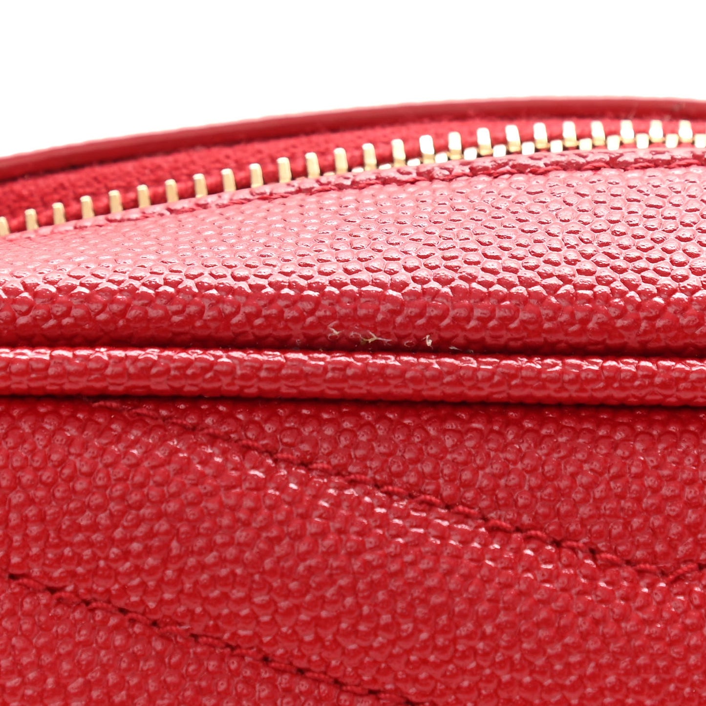 Grain De Poudre Matelasse Monogram Mini Lou Camera Bag Eros Red