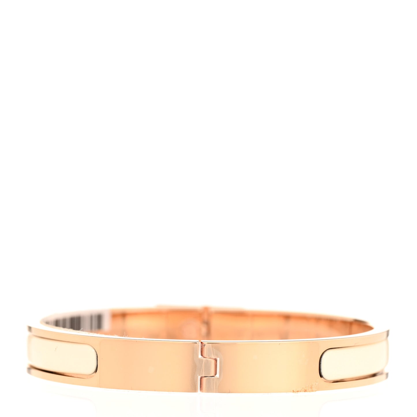 Enamel Mini Clic Kelly Bracelet PM Creme
