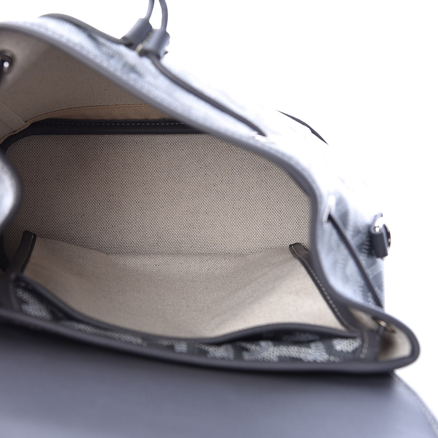 Goyardine Calfskin Mini Alpin Backpack Grey