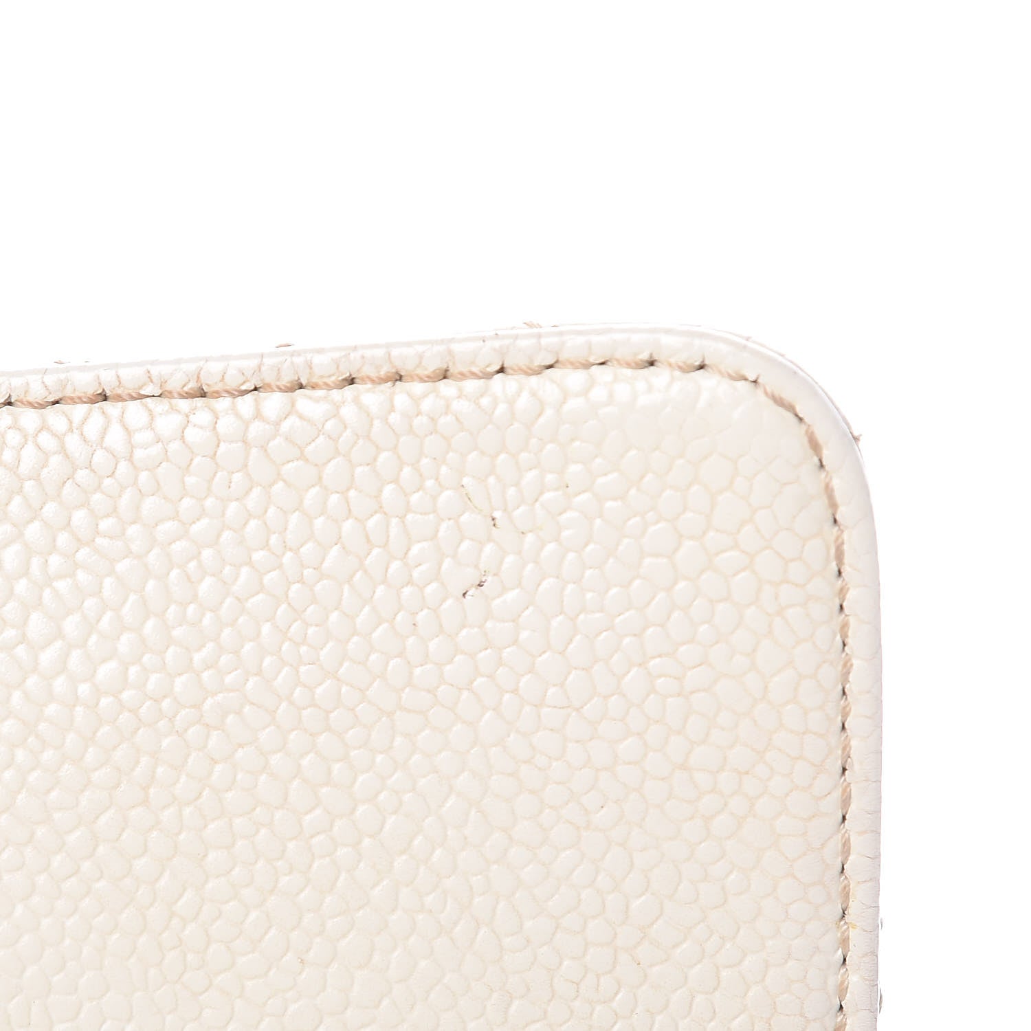 Chanel Caviar Quilted East West Flap White 14 of 18